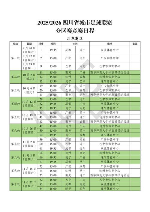 2026赛季成都蓉城中超赛程出炉，球迷必备观战指南！
