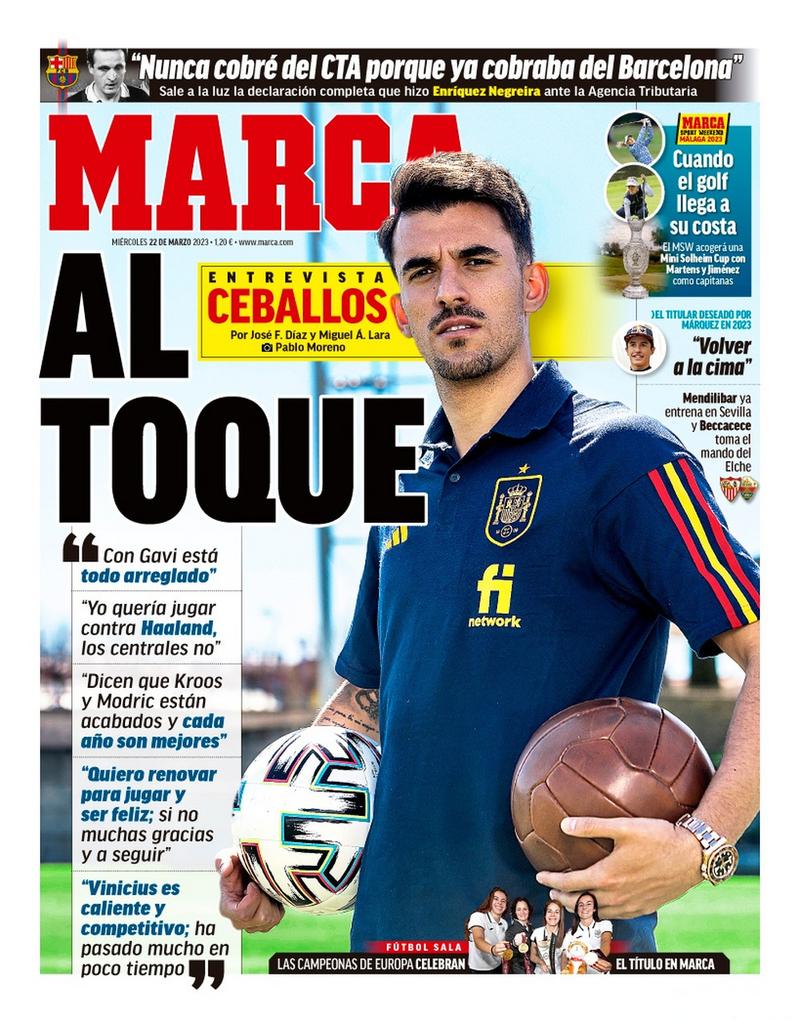 马卡：塞巴略斯出场时间少，皆因失误导致丢球