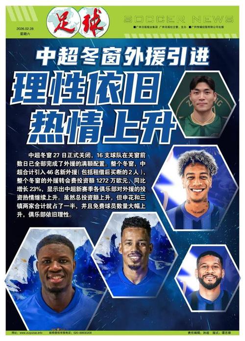 深度盘点2026中超外援：逆境中谁将证明自己？