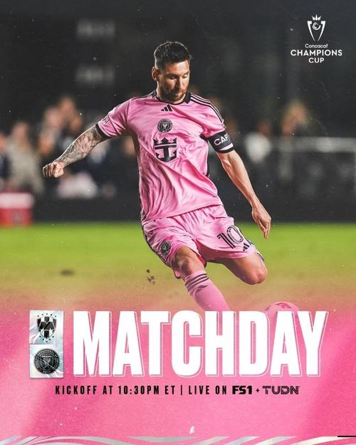 梅西单人出镜海报释出，迈阿密国际本轮全力争胜！