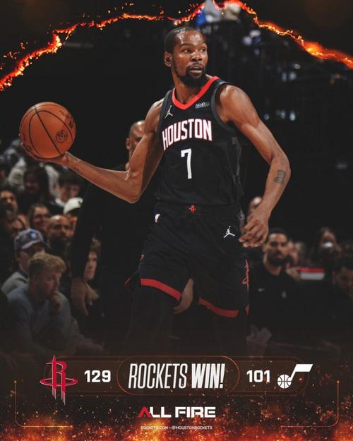 17分6助3帽！火箭官方发布赢球海报：封面人物谢泼德